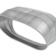 Load image into Gallery viewer, Vibrant Vertical 304 SS Oval Pie Cuts 3.5in OD Tight 45 Degree Elbow - Main Product View