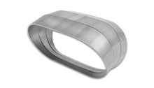 Load image into Gallery viewer, Vibrant Vertical 304 SS Oval Pie Cuts 4.0in OD Tight 45 Degree Elbow - Main Product View