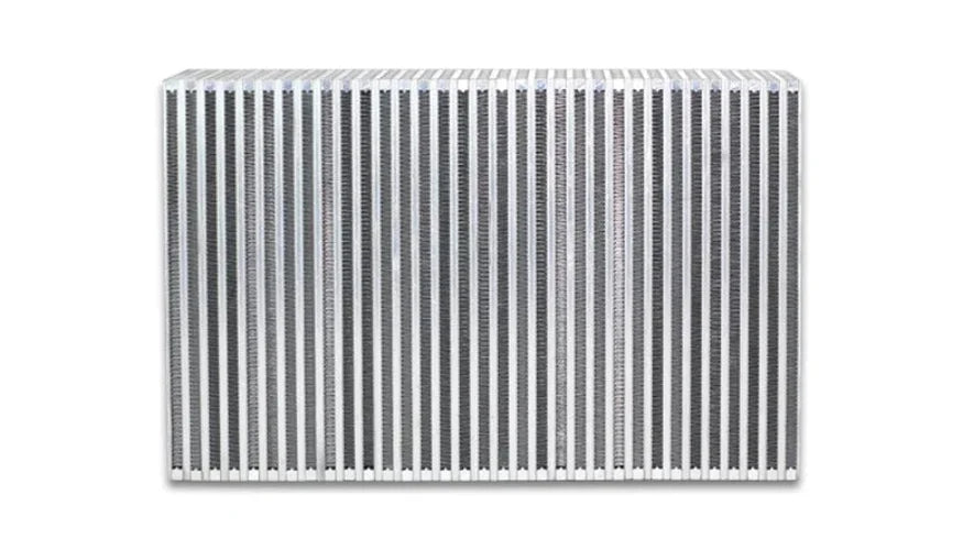 Vibrant Vertical Flow Intercooler 18in. W x 6in. H x 3.5in. Thick - Back View