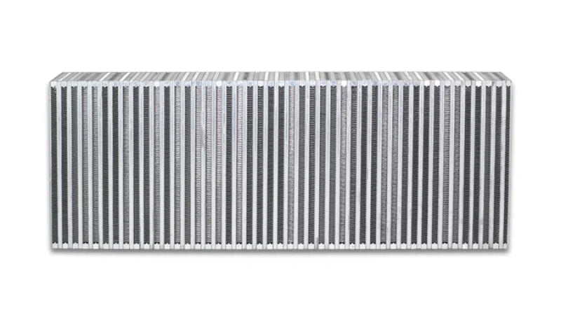 Vibrant Vertical Flow Intercooler 30in. W x 10in. H x 3.5in. Thick - Side View