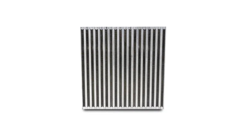 Vibrant Vertical Flow Intercooler Core 12in W x 12in H x 3.5in Thick - Side View