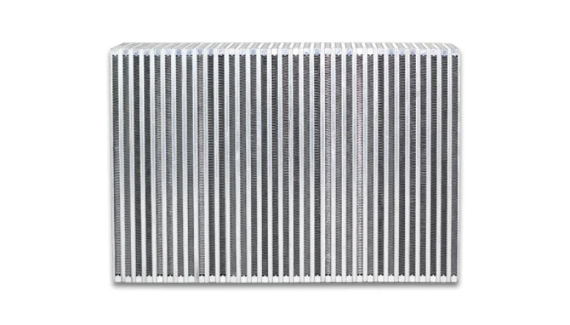 Vibrant Vertical Flow Intercooler Core 12in. W x 8in. H x 3.5in. Thick - Side View