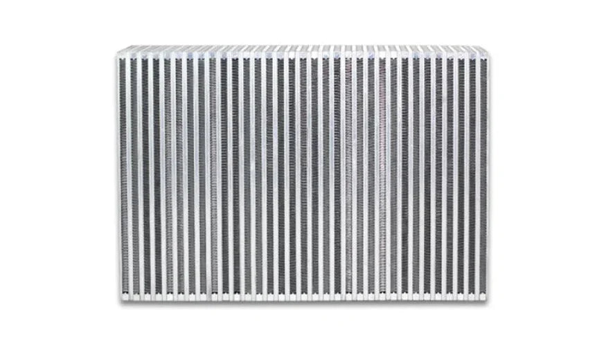 Vibrant Vertical Flow Intercooler Core 12in. W x 8in. H x 3.5in. Thick - Side View