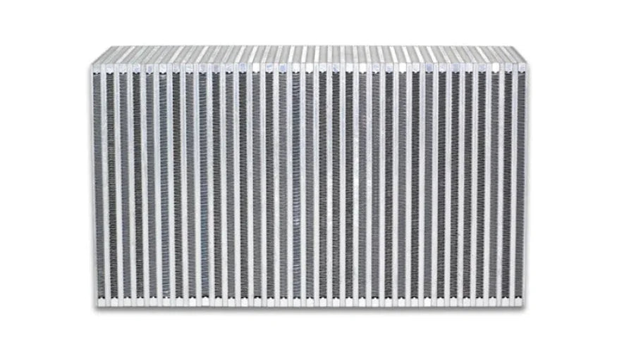 Vibrant Vertical Flow Intercooler Core 18in. W x 12in. H x 6in. Thick - Side View