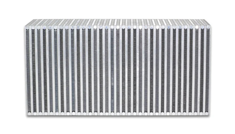 Vibrant Vertical Flow Intercooler Core 22in. W x 11in. H x 6in. Thick - Side View