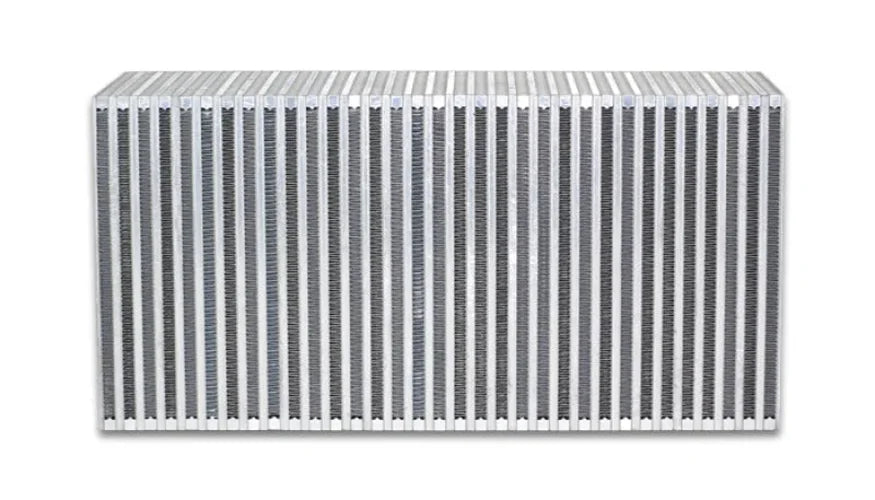 Vibrant Vertical Flow Intercooler Core 22in. W x 11in. H x 6in. Thick - Side View