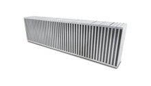 Load image into Gallery viewer, Vibrant Vertical Flow Intercooler Core 24in. W x 6in. H x 3.5in. Thick - Side View