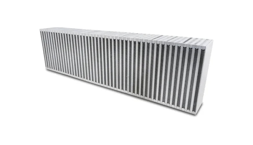 Vibrant Vertical Flow Intercooler Core 24in. W x 6in. H x 3.5in. Thick - Side View