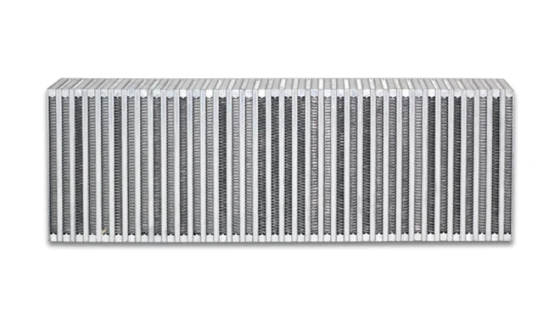 Vibrant Vertical Flow Intercooler Core 24in. W x 8in. H x 3.5in. Thick - Side View