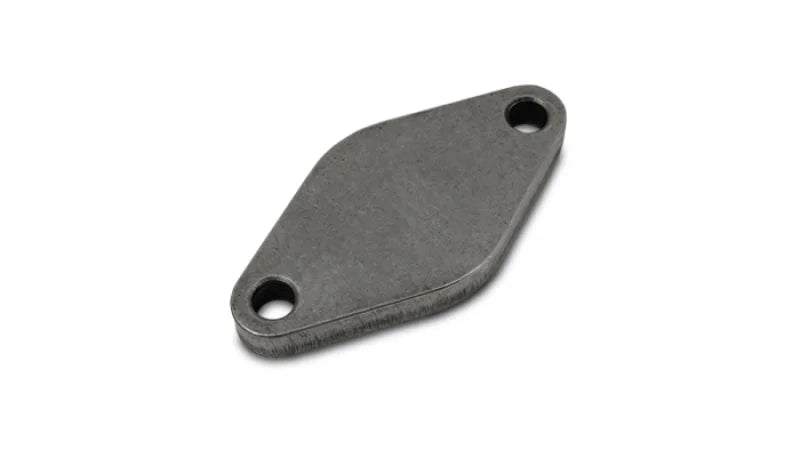 Vibrant Wastegate Block Off Flange (DrilledHoles) Mild Steel 3/8in Thick - Side View