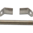 Load image into Gallery viewer, Vibrant Weld on Collector Tab Kit (includes 2 x S.S. collector tabs and 3-1/2in long spring) - Side View