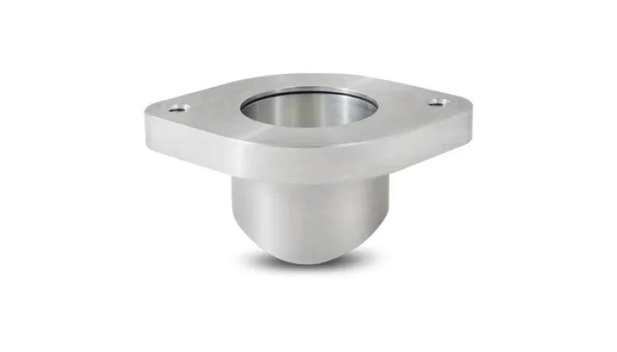 Vibrant Weld Flange Kit GreddyS/R/Rstyle Blow Off ValveMild Steel Weld Fitting/AL Thread On Flange - Side View