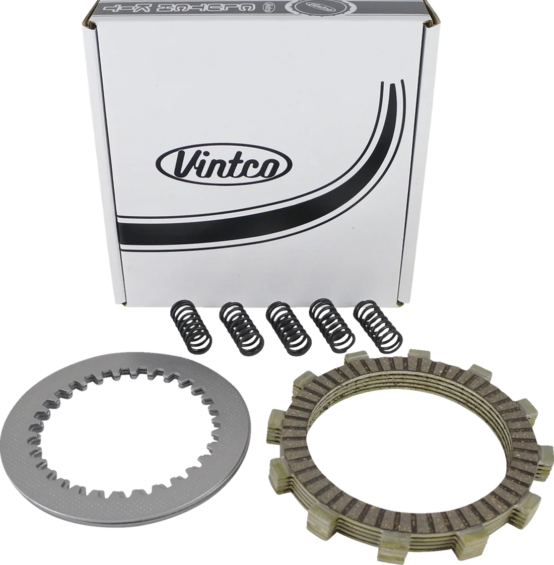 VintCo Clutch Plate Kit - KX 125 - Side View