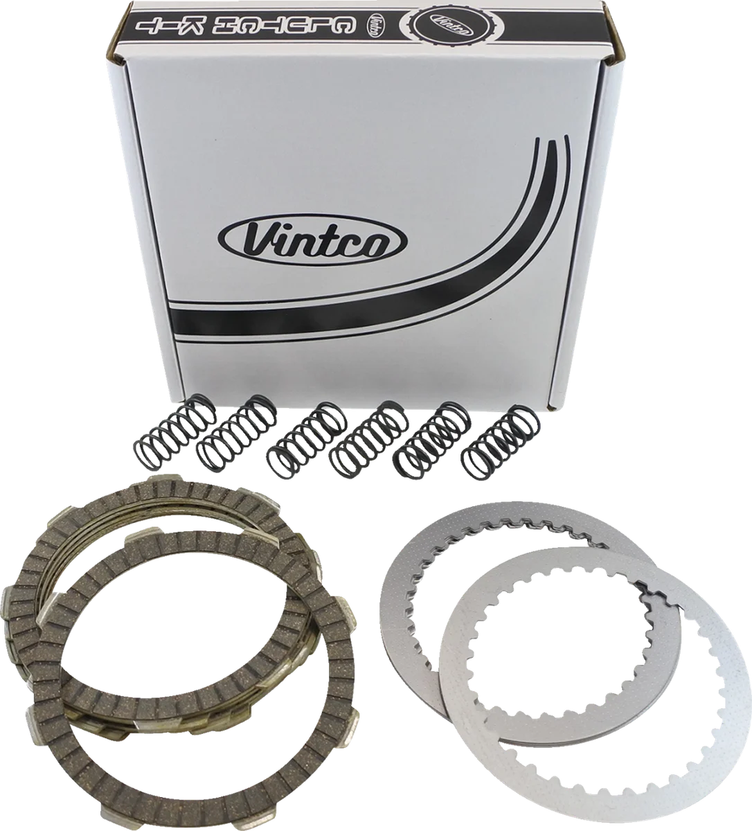 VintCo Clutch Plate Kit - KX 250 - Side View