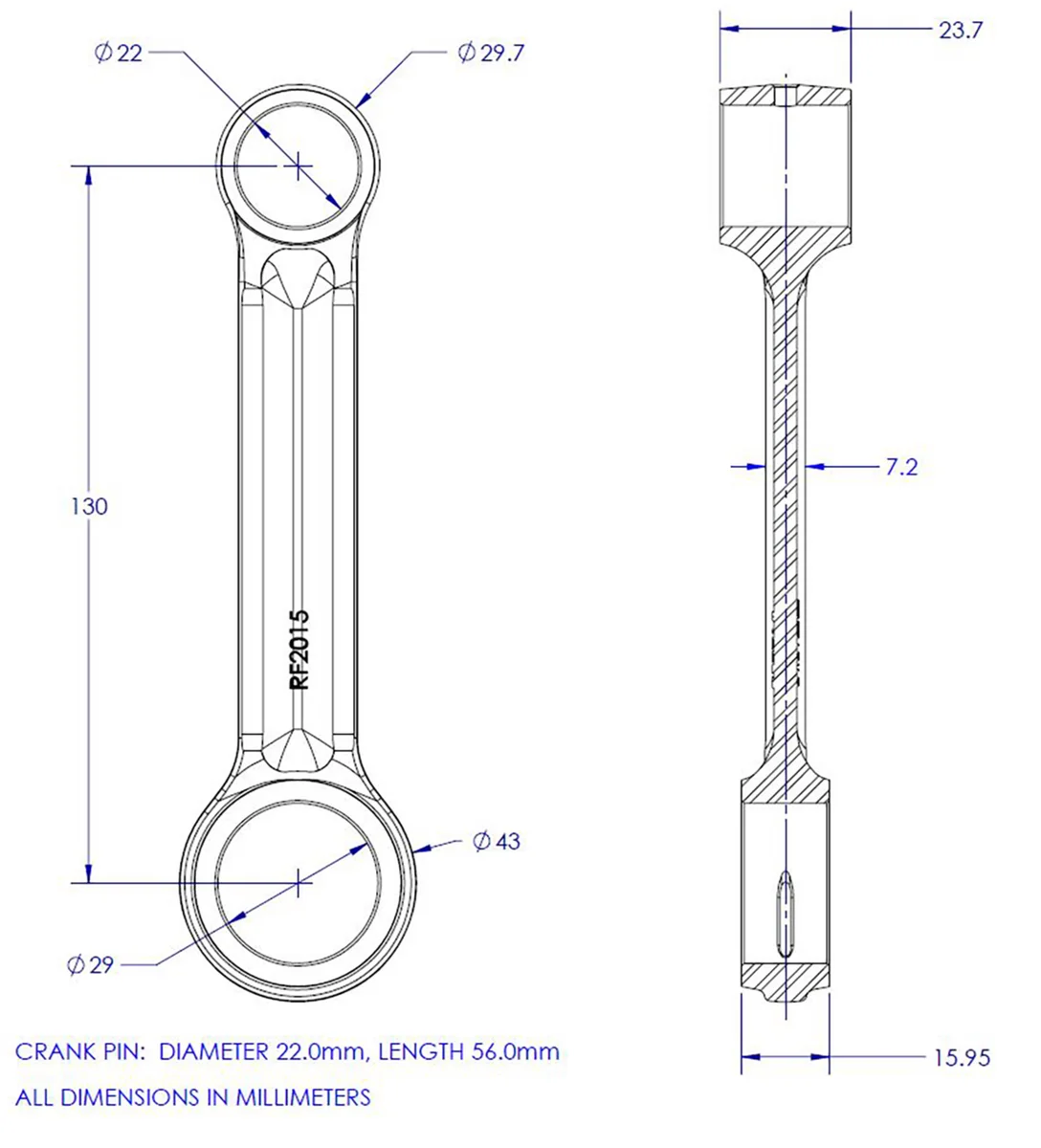 VintCo Connecting Rod Kit - Additional View 5