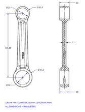 Load image into Gallery viewer, VintCo Connecting Rod Kit - Installation View