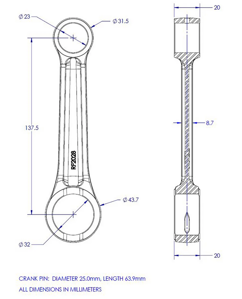 VintCo Connecting Rod Kit - Additional View 5