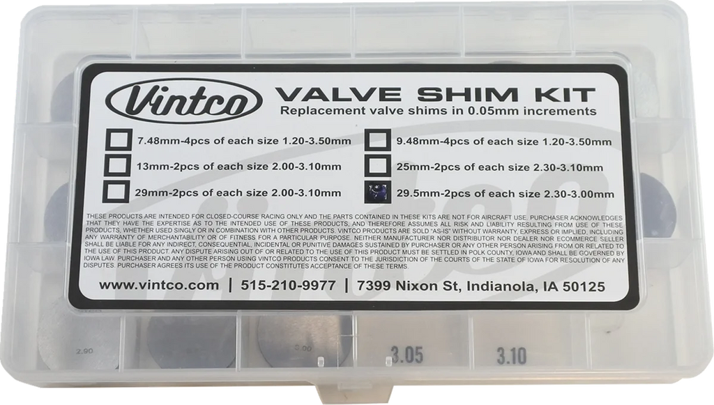 VintCo Vintage Shim Kit - Side View
