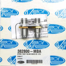 Load image into Gallery viewer, Vintage Air 2 Way In Line Bulkhead #8 and #10 O-Ring 382800-MBA