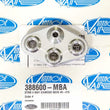 Load image into Gallery viewer, Vintage Air 4 Way Diamond Bulkhead #6 &amp; #10 Male O-Ring 388600-MBA