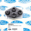 Load image into Gallery viewer, Vintage Air 4 Way Diamond Bulkhead #6 and #10 O-Ring 389601