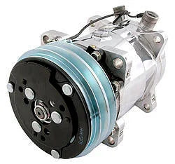 Vintage Air 508 Compressor 2GROOVE P ULLEY PLAIN FINISH 04808-VUA