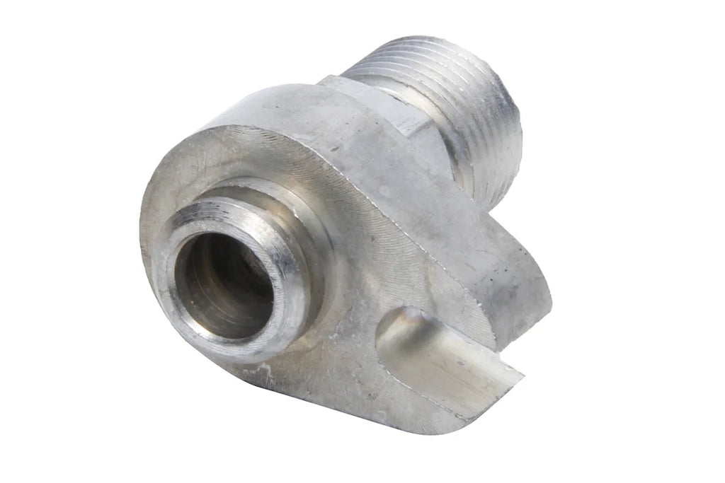 Vintage Air Chrome Hemi Compressor Block Fitting #10 Strait 045021