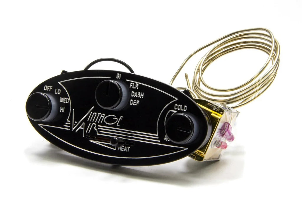 Vintage Air Gen II Streamline Contrl Panel Black 481005