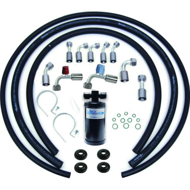 Vintage Air Hose Kit -10 Fitting Uni versal w/Drier 547004