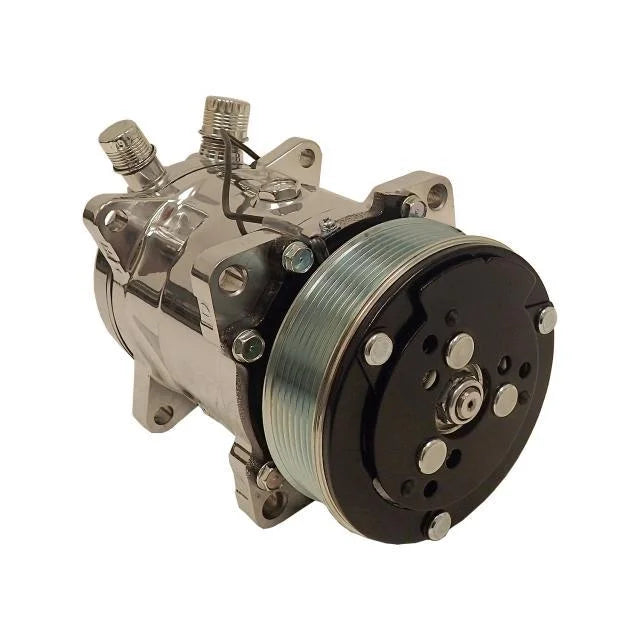 Vintage Air Sanden 508 Polished Compressor 04808-VMQ