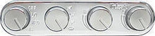 Load image into Gallery viewer, Vintage Air Streamline 4 Knob Control Panel 491200-RUA