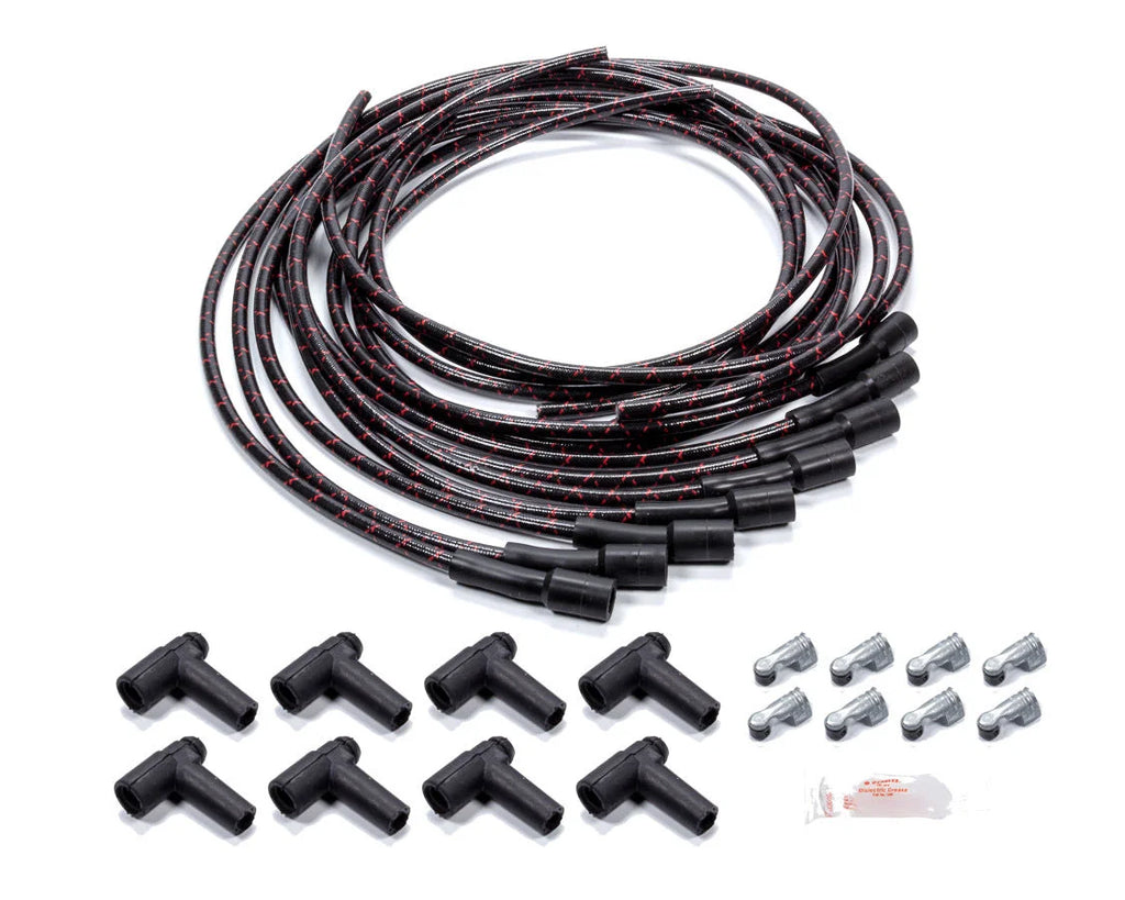 Vintage Wires Ignition Cable Set Unive rsal 180deg Spark Plug 4001100400-2