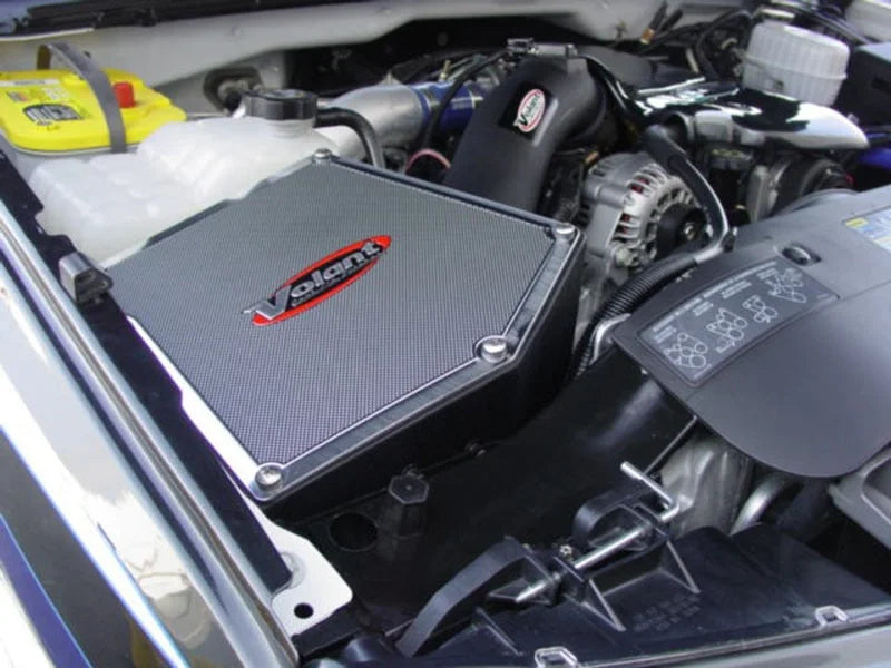 Volant 01-04 Chevrolet Silverado/GMC Sierra  2500/3500HD 6.6L V8 Primo Closed Box Air Intake System - Side View