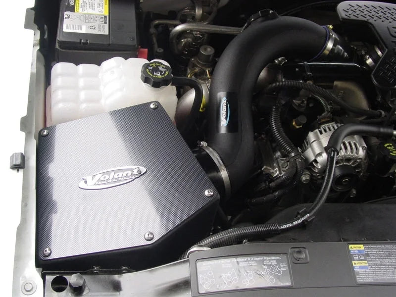 Volant 04-05 Chevrolet Silverado/ GMC Sierra 2500HD 6.6L V8 PowerCore Closed Box Air Intake System - Side View