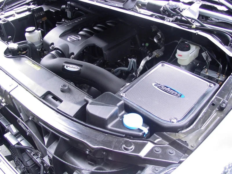 Volant 04-10 Infiniti QX56 | 04-15 Nissan Titan/Armada 5.6L V8 Pro5 Cold Air Intake - Side View