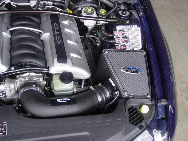 Volant 05-08 Pontiac GTO 6.0 V8 Pro5 Closed Box Air Intake System - Side View