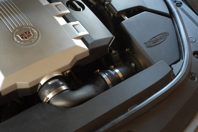 Volant 08-09 Cadillac CTS 3.6 V6 PowerCore Closed Box Air Intake System - Side View
