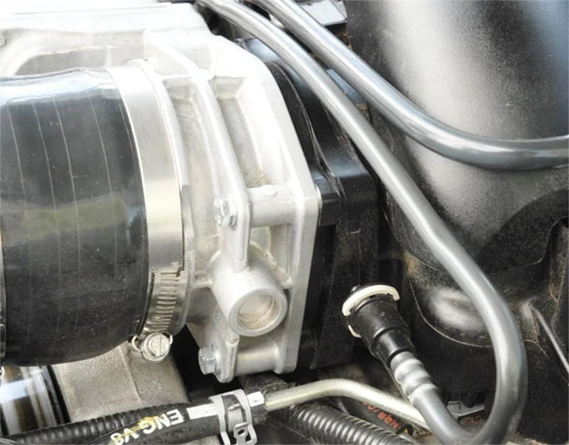 Volant 10-15 Chevrolet Camaro SS 6.2 V8 Vortice Throttle Body Spacer - Side View