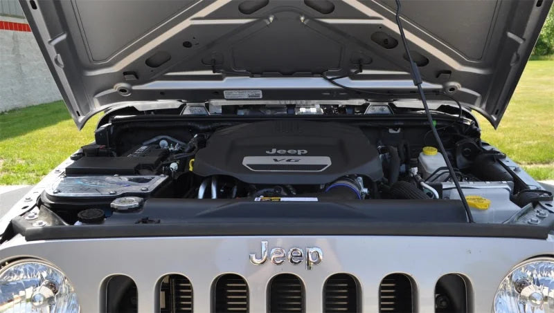 Volant 12-18 Jeep Wrangler 3.6L V6 Pro5 Closed Box Air Intake System - Back View