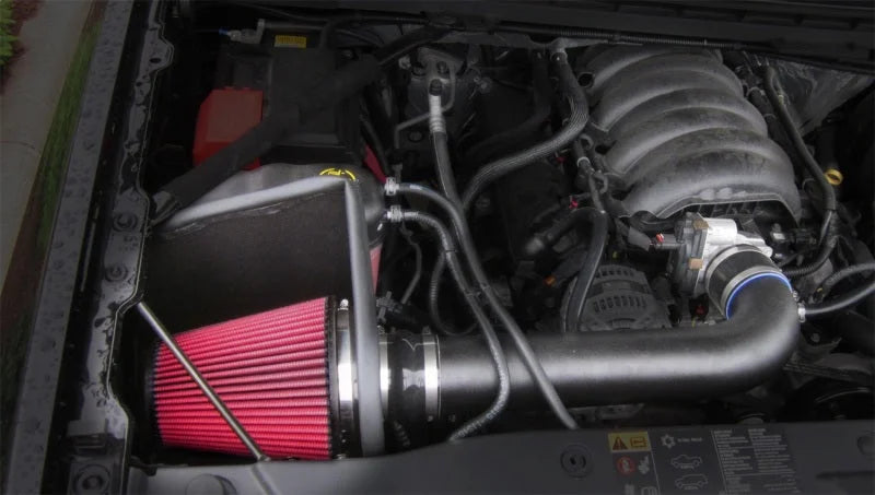 Volant 2014-18 Chevrolet Silverado/GMC Sierra 5.3L/6.2L V8 Dry Filter Closed Box Air Intake System - Side View