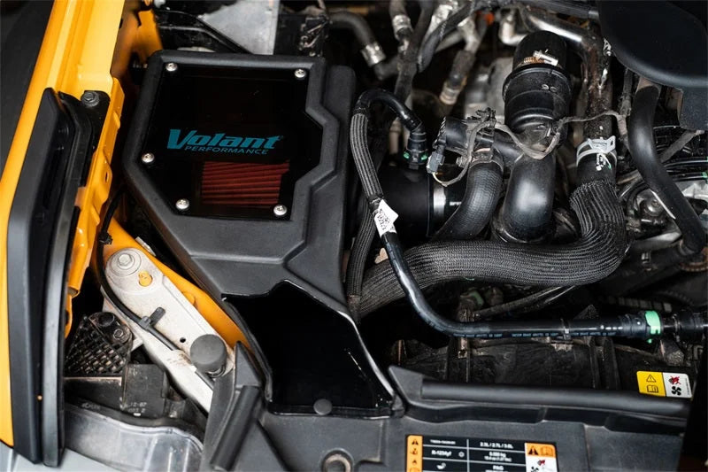 Volant 21-25 Ford Bronco 2.3L Closed Box Air Intake With DryTech 3D Dry Filter - Side View