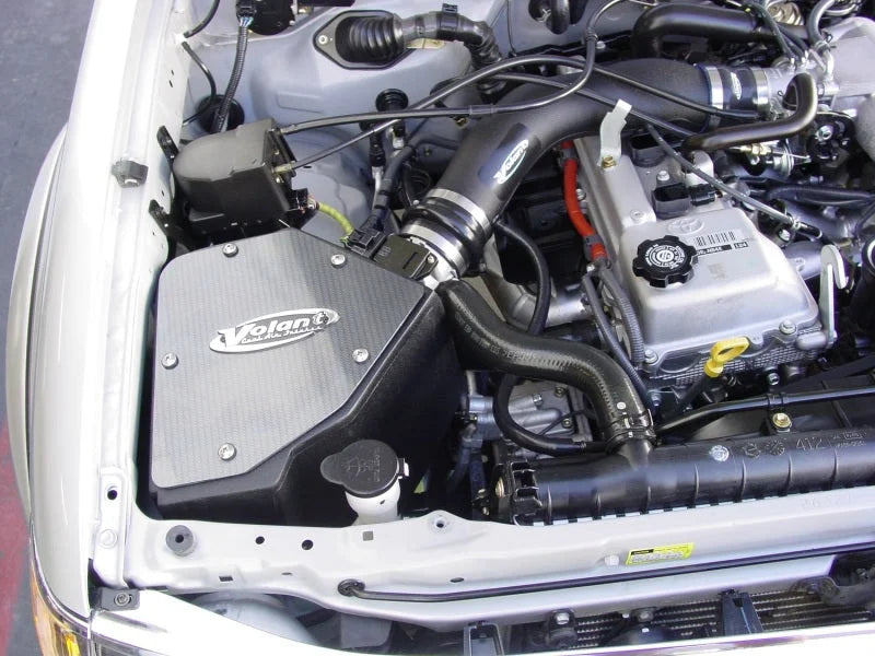 Volant 97-00 Toyota 4Runner/97-04 Tacoma 2.7 L4 Pro5 Closed Box Air Intake System - Side View