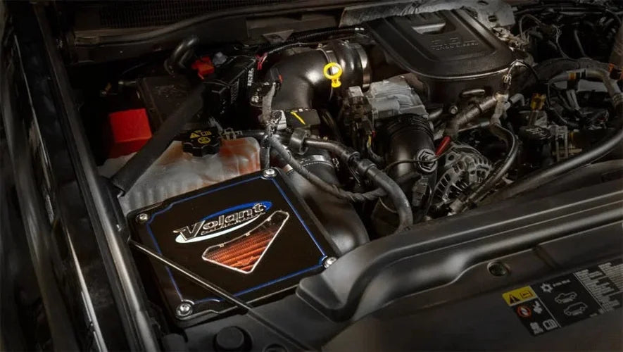 Volant 13-16 Chevrolet Silverado/GMC Sierra 2500/3500HD 6.6L V8 Primo Cold Air Intake - Side View