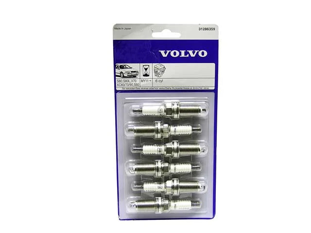 Volvo Spark Plug Kit 31286359 fits 2011-2016 Volvo S60 / 2007-2015 Volvo S80 / 2015-2016 Volvo V60 / 2008-2010 Volvo V70 /...