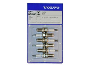 Volvo Spark Plug Kit 8642661 fits 1992-1997 Volvo 960 / 1999-2004 Volvo S80 / 1997-1998 Volvo S90 / 1997-1998 Volvo V90