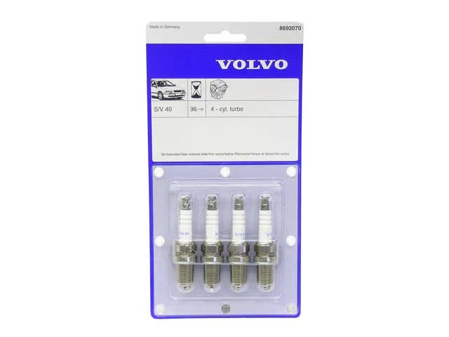 Volvo Spark Plug Kit 8692070 fits 2000-2004 Volvo S40 / 2000-2004 Volvo V40