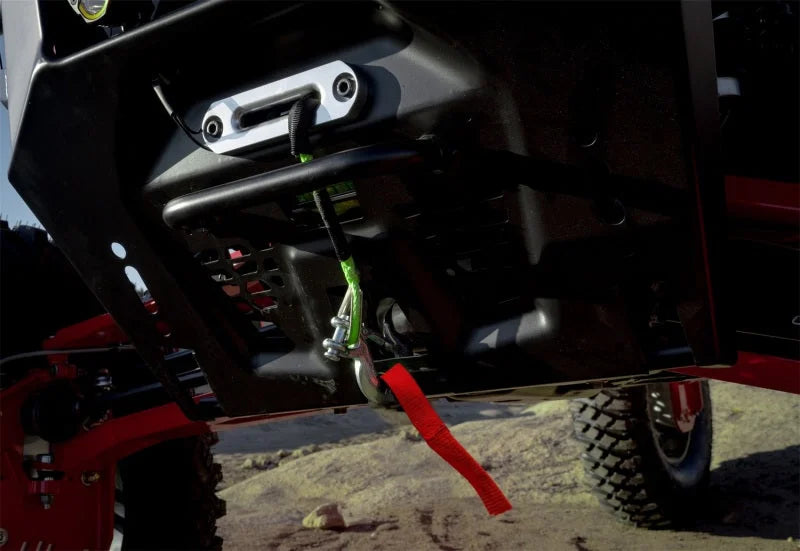 Voodoo Offroad Summoner 4500lb UTV Winch w/ 50ft Synthetic Rope - Side View