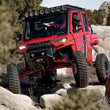 Load image into Gallery viewer, Voodoo Offroad Summoner 4500lb UTV Winch w/ 50ft Synthetic Rope - Back View