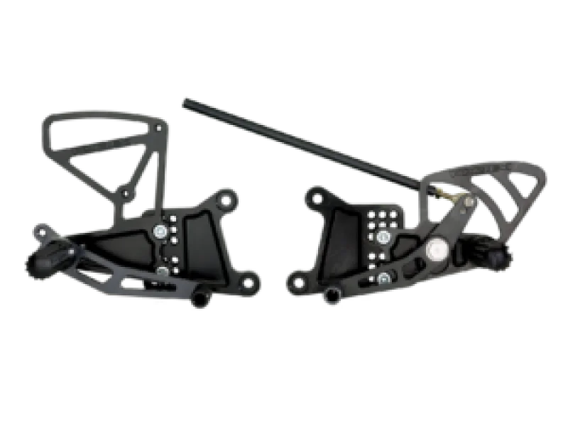 Vortex Racing 03-05 Yamaha YZF-R6, 06-09 YZF-R6 S Rear Set- Black