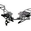 Load image into Gallery viewer, Vortex Racing 04-07 Honda CBR1000RR,03-06 CBR6100 RR Adjustable Rearsets- Black - Main Product View